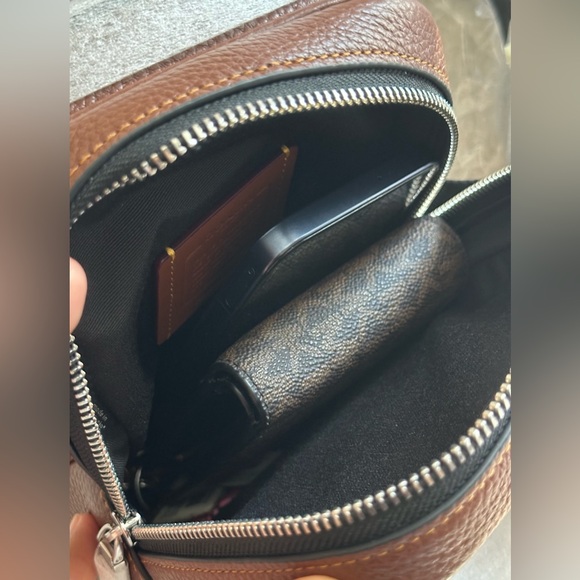 Coach Racer Sling Pack In Signature Leather - Picture 9 of 9